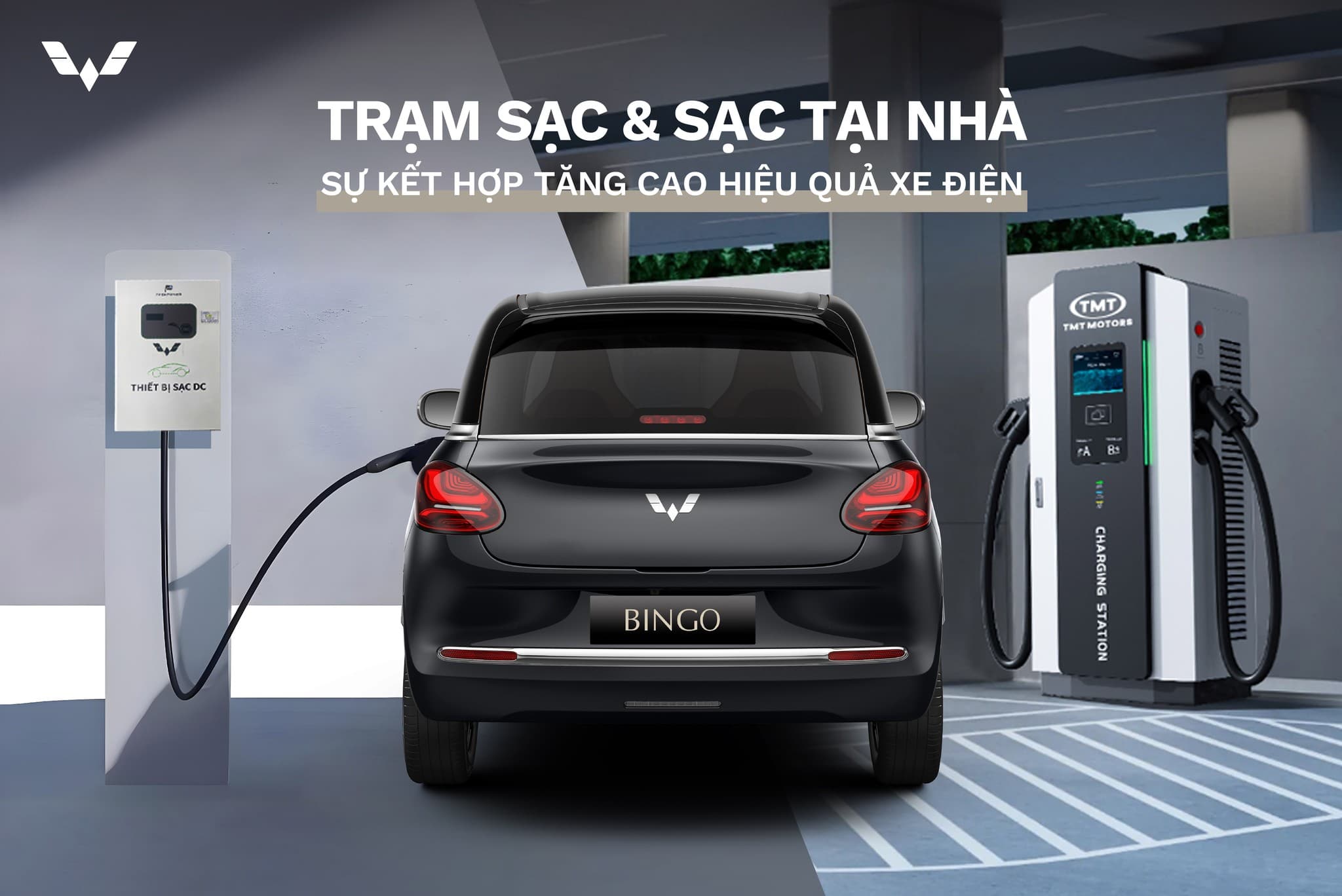 TRẠM SẠC & SẠC TẠI NHÀ – SỰ KẾT HỢP TĂNG CAO HIỆU QUẢ SỬ DỤNG CỦA XE ĐIỆN