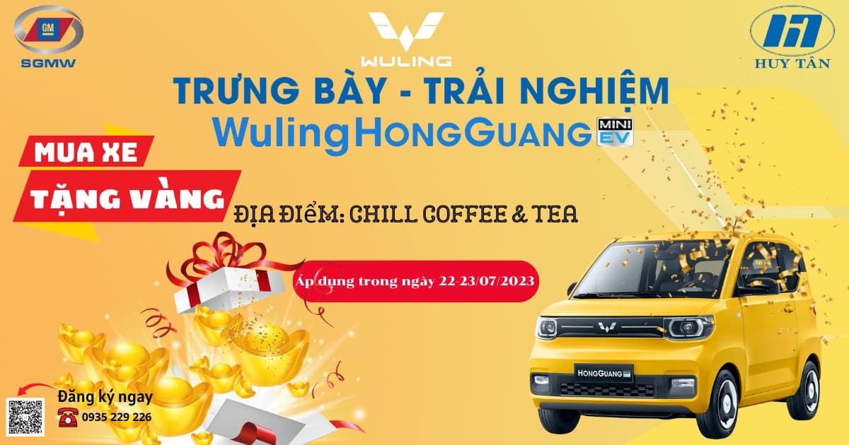 Cơ hội lái thử xe điện Mini EV tại Nha Trang nhận vàng trong tầm tay